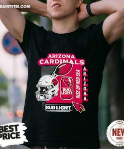 Funny Arizona Cardinals Bud Light Rise Up Red Sea T-Shirt