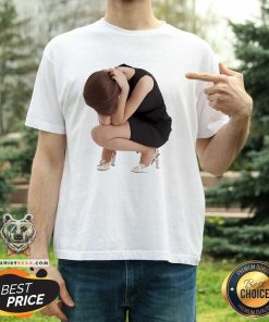 Funny Crying Girl With A Gun T-Shirt