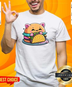 Funny Cute Burger Cat Taco T-Shirt