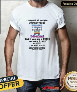 Funny I Respect All People LGBTQ T-Shirt
