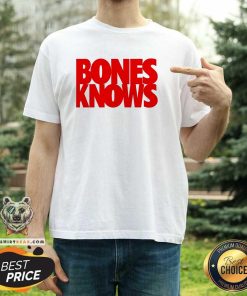 Funny Jon Jones Wearing Bones Knows T-Shirt
