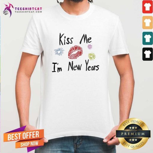 Funny Kiss Me I'm New Year's Marcus Pork T-Shirt