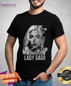Funny Lady Gaga Full All Albums Signature T-Shirt