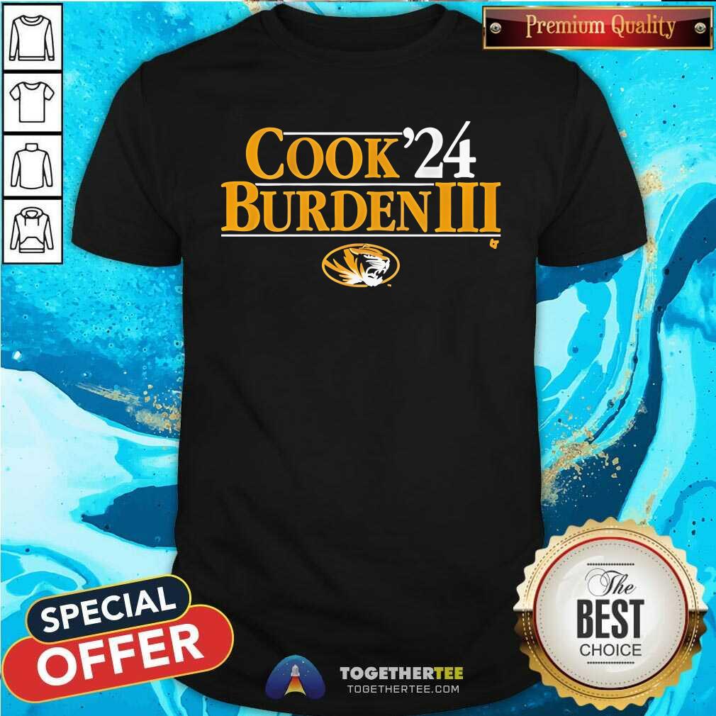 Shirt Funny Missouri Football Cook-Burden Iii '24 T-Shirt