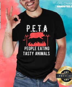 Funny Peta People Eating Tasty Animals BBQ T-Shirt