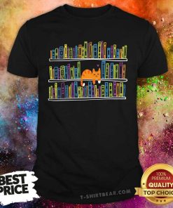 Funny Reading By Osmosis Cat T-Shirt