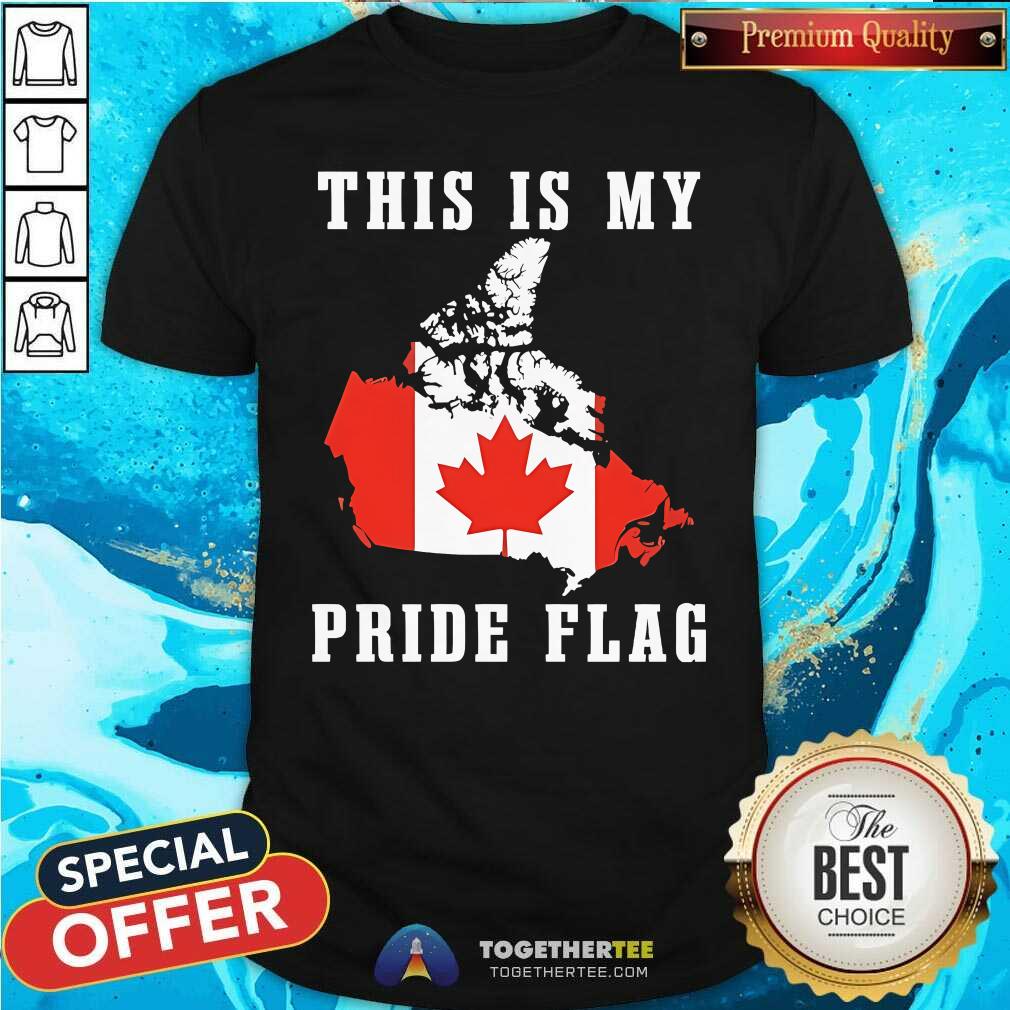 Shirt Funny This Is My Pride Flag Canada T-Shirt