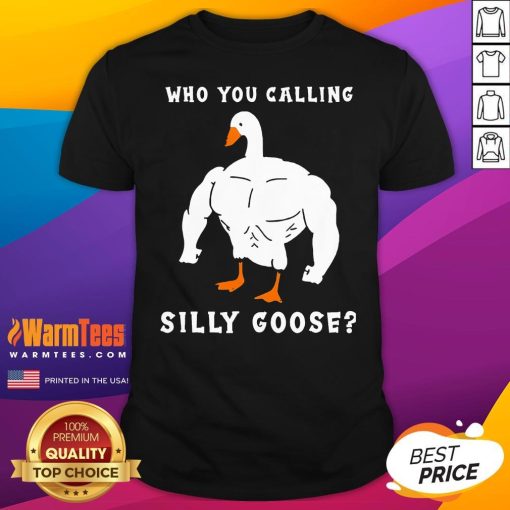 Funny Who You Calling Silly Goose T-Shirt