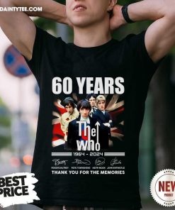 Good 60 Years The Who 1964-2024 Thank You For The Memories T-Shirt