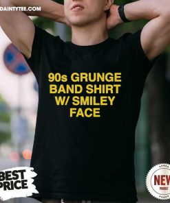 Good 90s Grunge Band Shirt W Smiley Face T-Shirt