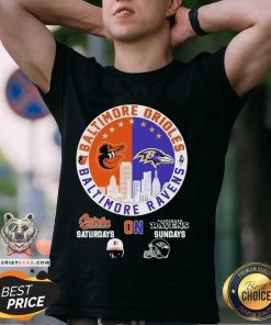 Good Baltimore Orioles X Baltimore Ravens T-Shirt