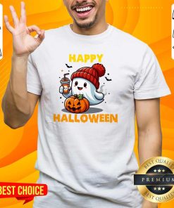 Good Cute Happy Halloween Ghost T-Shirt