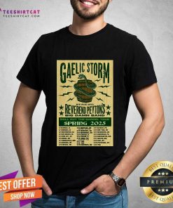 Good Gaelic Storm Roll Out The Barrel Tour Spring 2025 T-Shirt