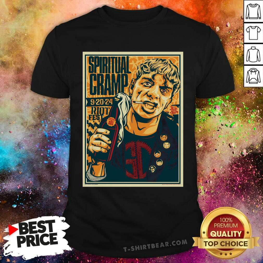 Shirt Good Spiritual Cramp Riot Fest Sept 20 2024 At The Garageland Poster T-Shirt