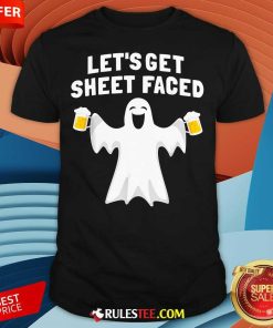 Happy Halloween Let's Get Sheet Faced Ghost Party T-Shirt