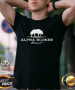 Hot Alpha Blokes Podcast Wolf T-Shirt