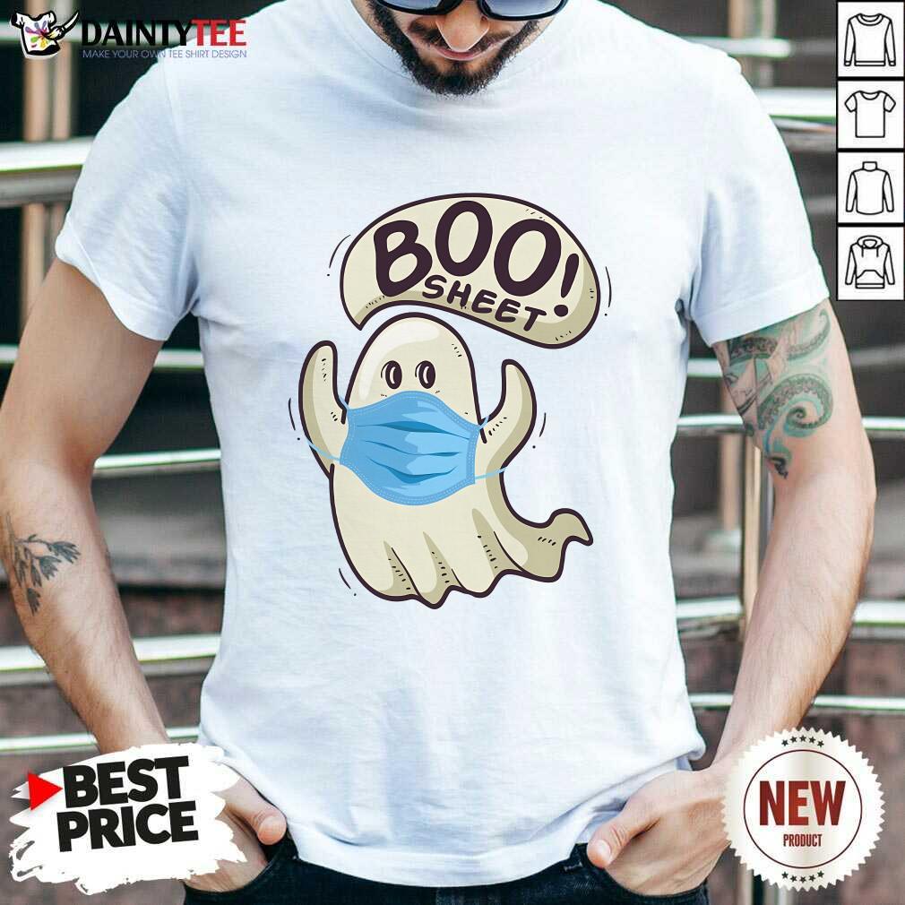 Shirt Hot Boo Sheet Ghost Halloween T-Shirt