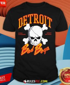 Hot Detroit Pistons Bad Boys Gradient T-Shirt