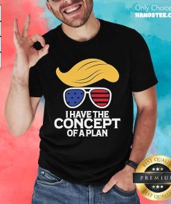 Hot Do You Have A Plan I Have The Concept Of A Plan Trump T-Shirt