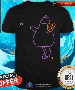 Hot Francisco Alvarez Purple Neon Mascot Throw T-Shirt