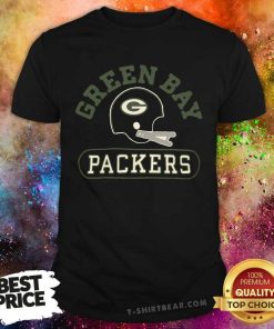 Hot Green Bay Packers Homage Throwback Helmet T-Shirt