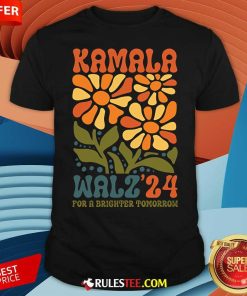 Hot Harris Walz 2024 For A Brighter Tomorrow T-Shirt