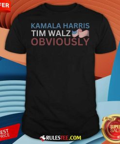 Hot Kamala Harris Tim Walz Obviously Harris Walz T-Shirt