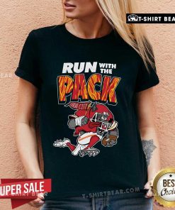 Hot Run With The Wolves Pack V-Neck