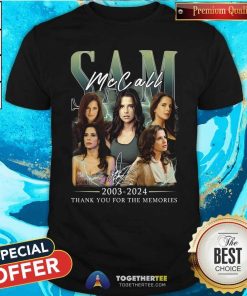 Hot Sam McCall 2003-2024 Thank You For The Memories T-Shirt