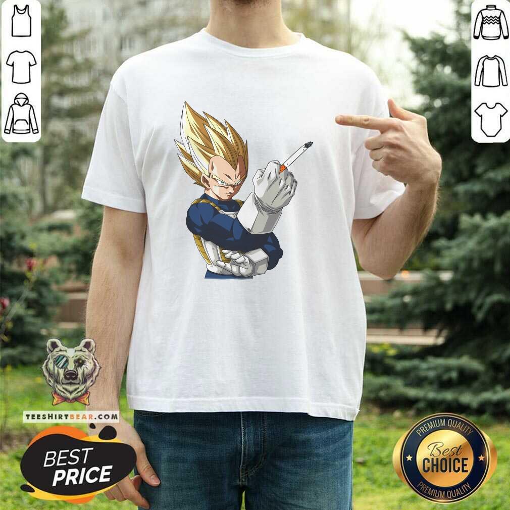 Shirt Hot Vegeta Dragon Ball Smoking T-Shirt