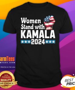 Hot Women Stand With Kamala Harris 2024 US Election T-Shirt