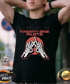 Nice 2024 To Feel Some Control Twenty One Pilots Skeleton Hands T-Shirt
