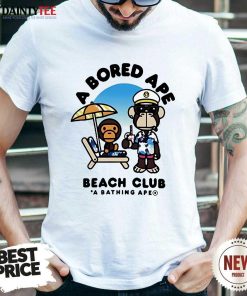 Nice A Bored Ape Beach Club A Bathing Ape T-Shirt