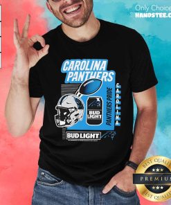 Nice Carolina Panthers Bud Light Panthers Pride T-Shirt