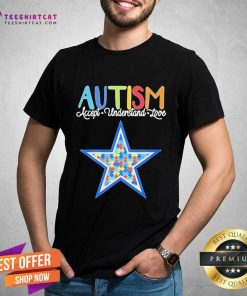 Nice Dallas Cowboys NFL Autism Awareness Accept Understand Love 2024 T-Shirt
