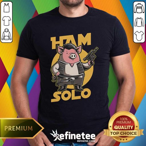Nice Ham Solo Nerd Pig T-Shirt