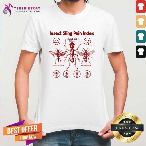 Nice Insect Sting Pain Index Retro T-Shirt