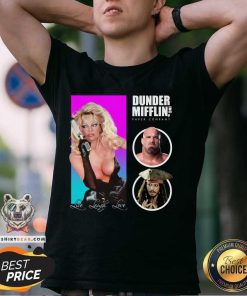 Nice Munder Mifflin Pamela Anderson Bill Goldberg Jack Sparrow T-Shirt