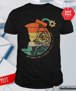 Nice Not Fragile Like A Flower Fragile Like A Bomb RBG Vintage T-Shirt