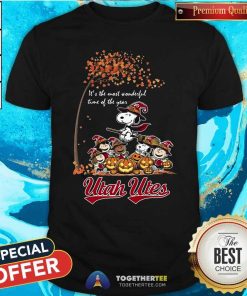 Nice Peanuts Characters Halloween Utah Utes T-Shirt