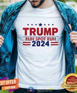 Nice Run Spot Run Donald Trump Debate 2024 Kamala T-Shirt