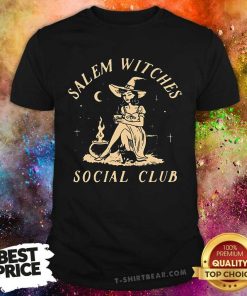 Nice Salem Witches Social Club Halloween T-Shirt
