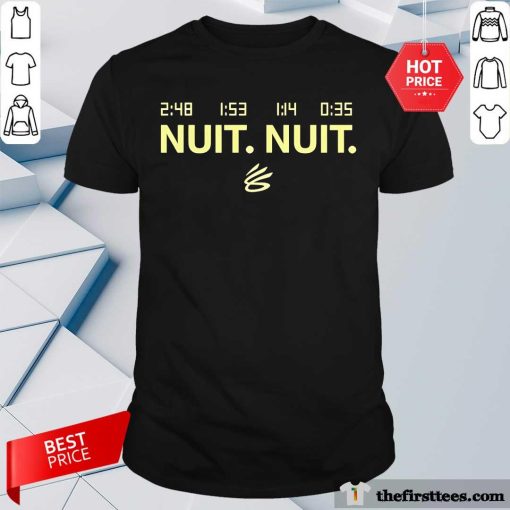 Nice Stephen Curry 2 48 1 53 1 14 0 35 Nuit Nuit T-Shirt