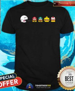 Nice Super Mario Pac-Boo Pacman T-Shirt