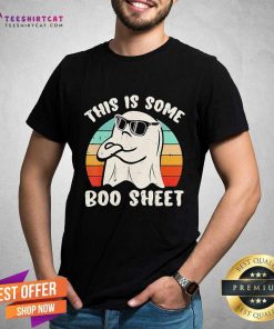 Nice This Is Some Boo Sheet Halloween Ghost Sunset T-Shirt
