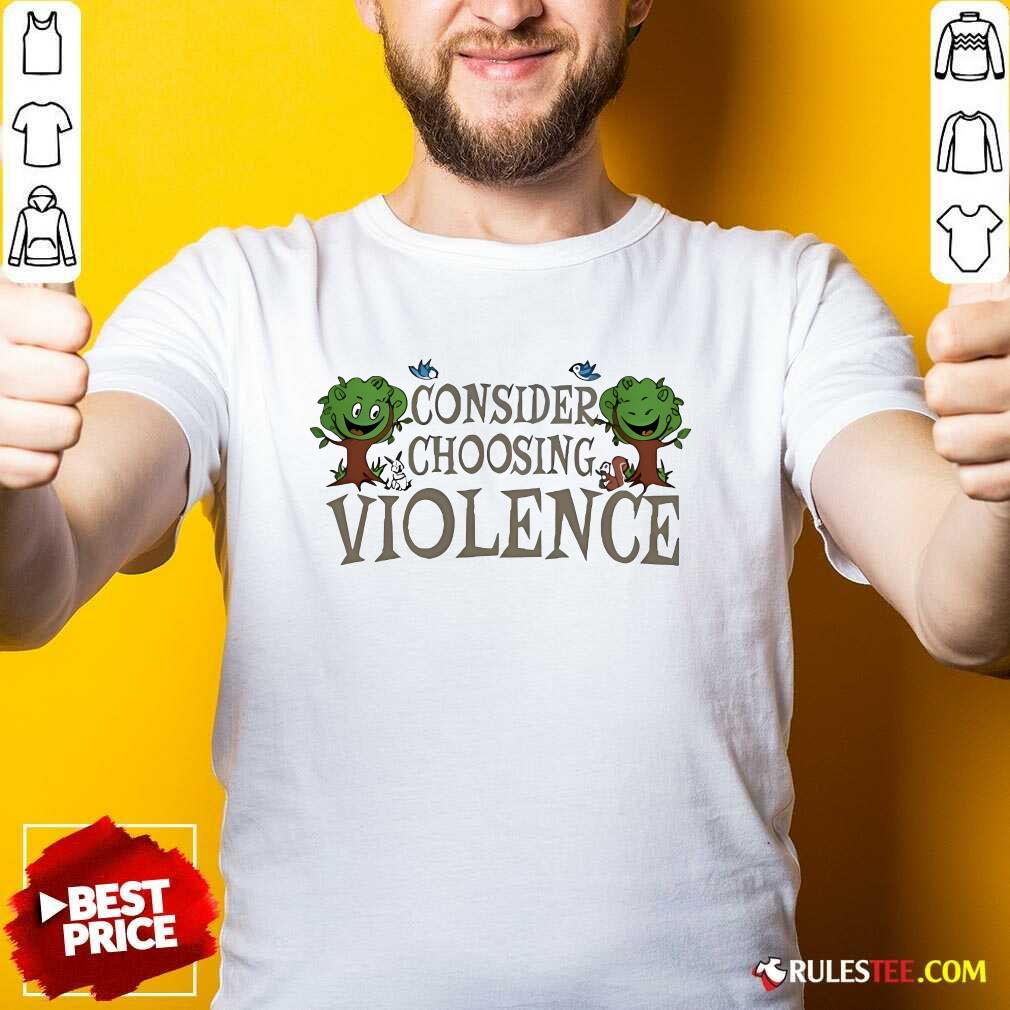 Shirt Official Adrianne Curry Consider Choosing Violence T-Shirt