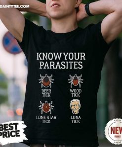 Official Anti Biden Know Your Parasites Lunatic Impeach Joe Biden T-Shirt