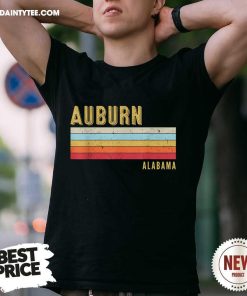 Official Auburn Alabama AL State Roots Retro T-Shirt