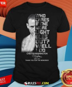 Official Chester Bennington 1976-2017 Thank You For The Memories T-Shirt