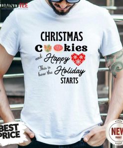 Official Christmas Cookies And This Is How The Happy Holiday Starts T-Shirt